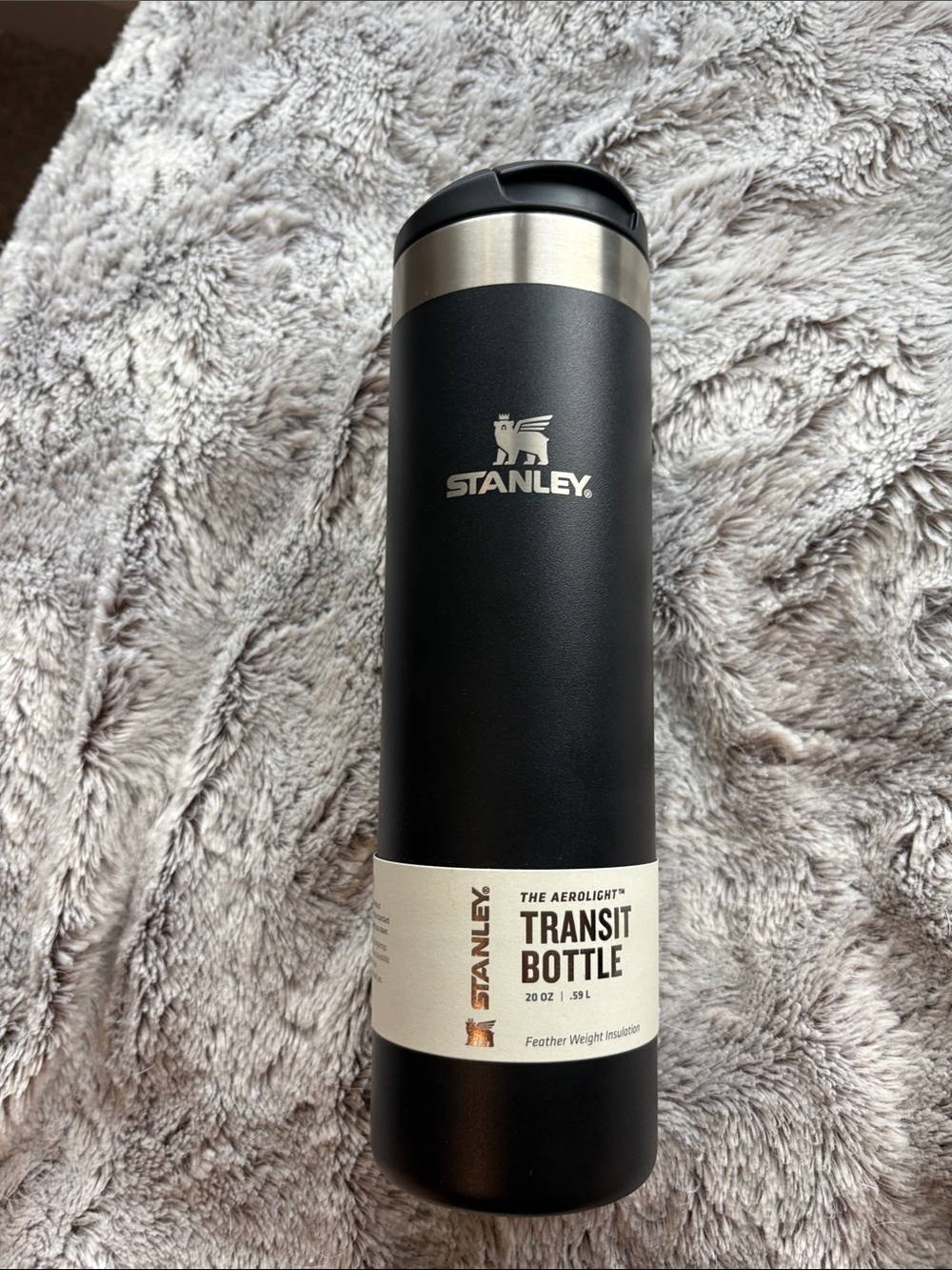 Stanley Black and Silver Transit Bottle